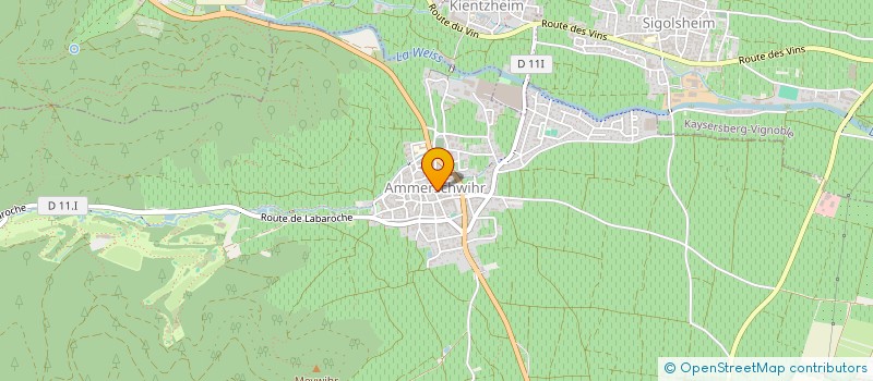 localisation de l'entreprise ASMR  AMMERSCHWIHR
