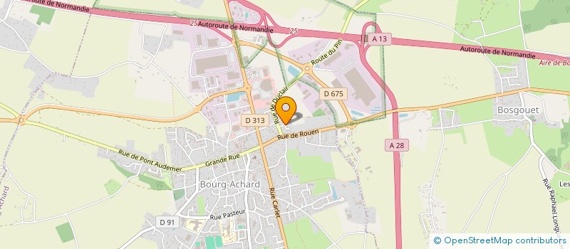 localisation de l'entreprise ASMT à BOURG-ACHARD