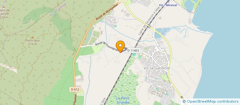 localisation de l'entreprise ASN  VIC-LA-GARDIOLE