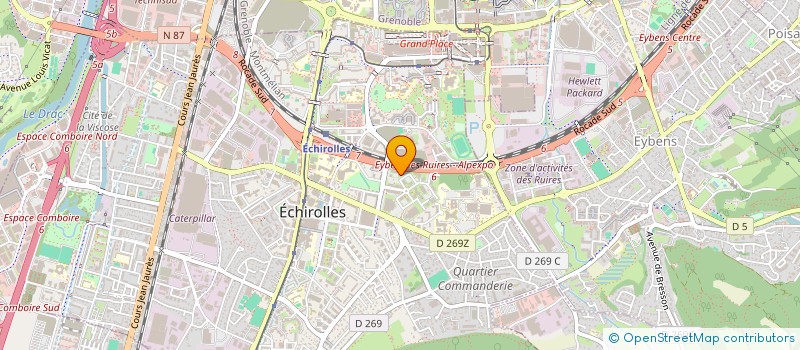 localisation de l'entreprise ASN à ECHIROLLES