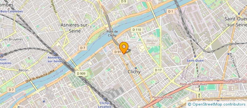 localisation de l'entreprise ASN à CLICHY