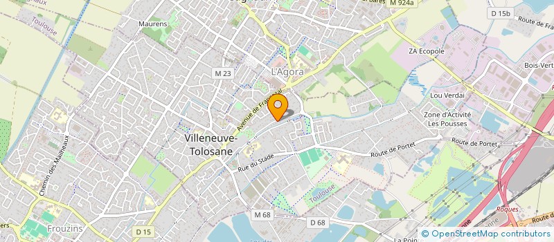 localisation de l'entreprise ASN à VILLENEUVE-TOLOSANE