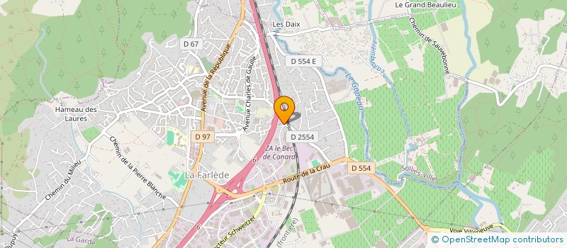 localisation de l'entreprise ASN AUTO 83 à LA FARLEDE