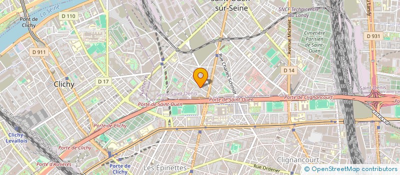 localisation de l'entreprise ASN BAT à SAINT-OUEN-SUR-SEINE