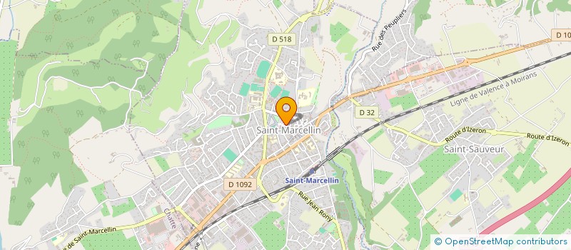 localisation de l'entreprise ASN DISTRIBUTION  SAINT-MARCELLIN