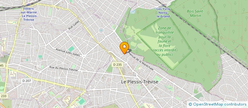 localisation de l'entreprise ASN DRIVER  PLESSIS TREVISE