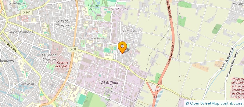 localisation de l'entreprise ASN NET  VALENCE