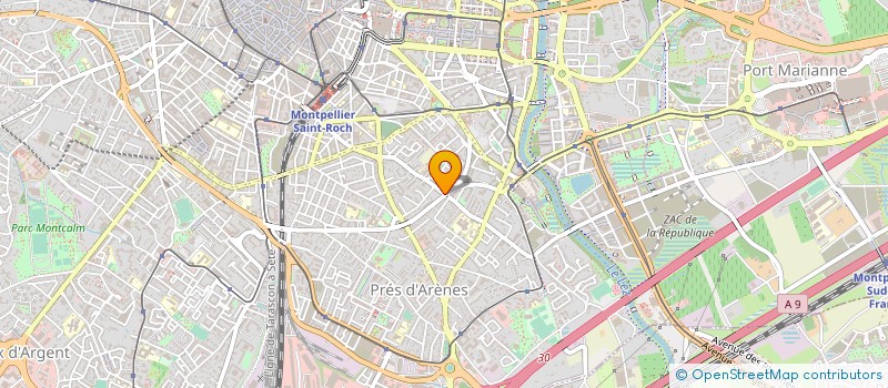 localisation de l'entreprise ASN RENOVATION à MONTPELLIER