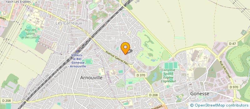 localisation de l'entreprise ASN TAXI à GONESSE