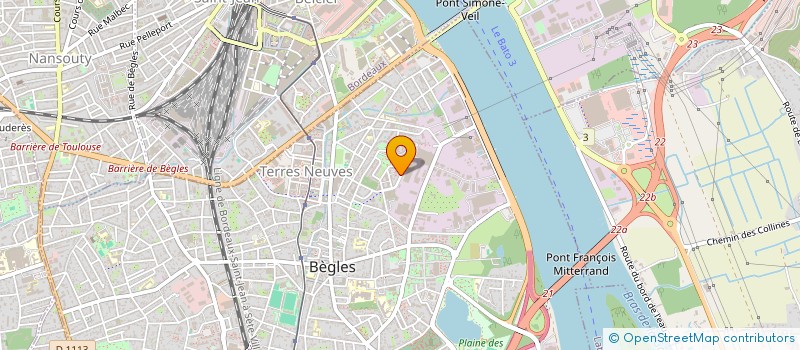 localisation de l'entreprise ASN TP  BEGLES