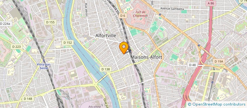 localisation de l'entreprise ASNABI à ALFORTVILLE