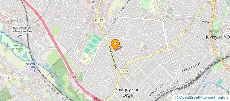 localisation de l'entreprise ASNAR à SAVIGNY-SUR-ORGE