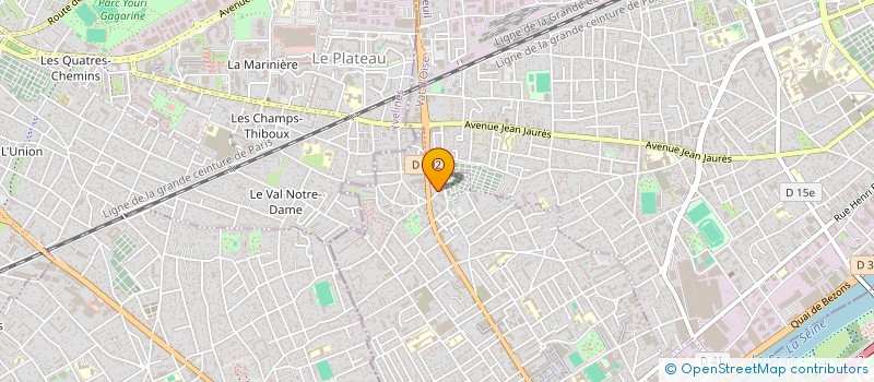 localisation de l'entreprise ASNB HOLDING à BEZONS