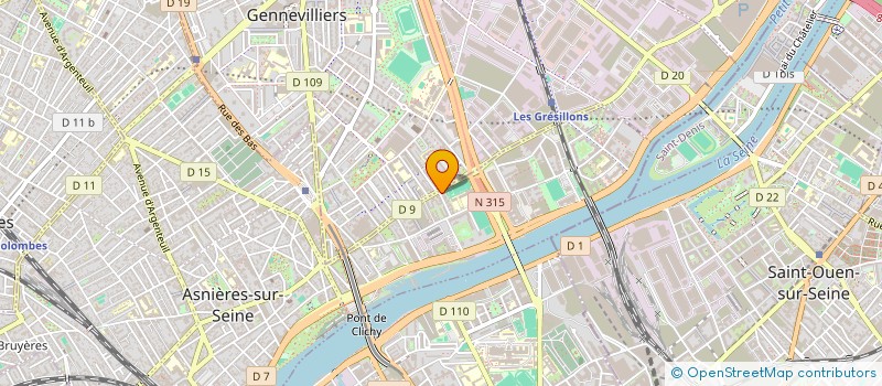 localisation de l'entreprise ASNIERES 05 à ASNIERES-SUR-SEINE