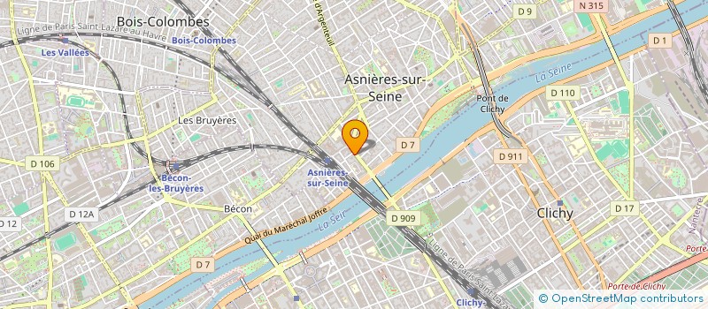 localisation de l'entreprise ASNIERES 27 DISTRIBUTION à ASNIERES-SUR-SEINE
