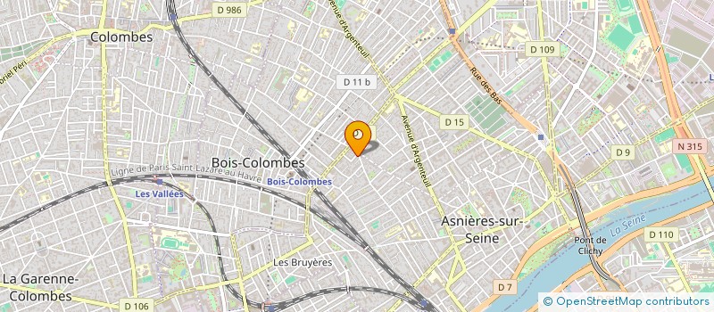 localisation de l'entreprise ASNIERES 92 à ASNIERES-SUR-SEINE