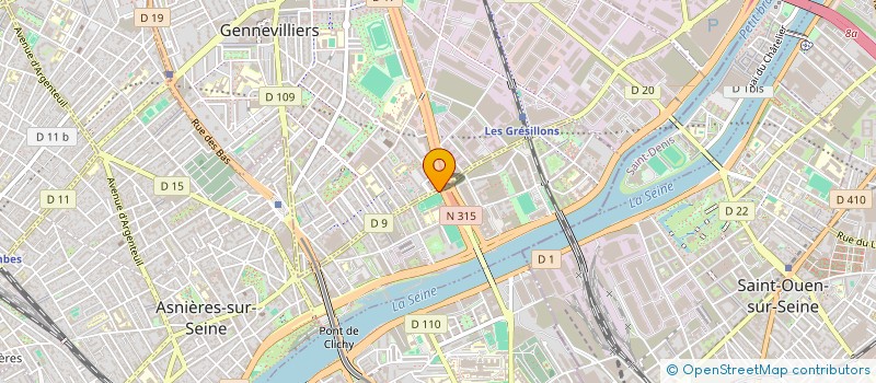 localisation de l'entreprise ASNIERES ATHLETISME  ASNIERES-SUR-SEINE