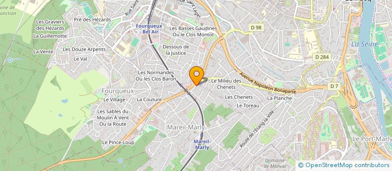 localisation de l'entreprise ASNIERES CONCEPT à MAREIL-MARLY