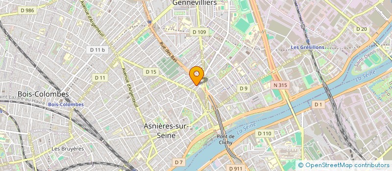 localisation de l'entreprise ASNIERES DIGITAL FIGHTING JITSU à ASNIERES-SUR-SEINE