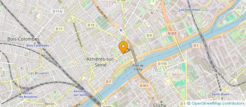localisation de l'entreprise ASNIERES MARCHE à ASNIERES-SUR-SEINE