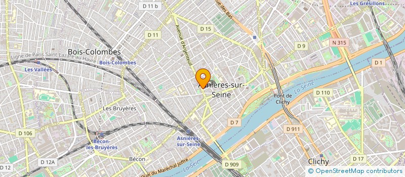 localisation de l'entreprise ASNIERES MOBILITE  ARNOUVILLE