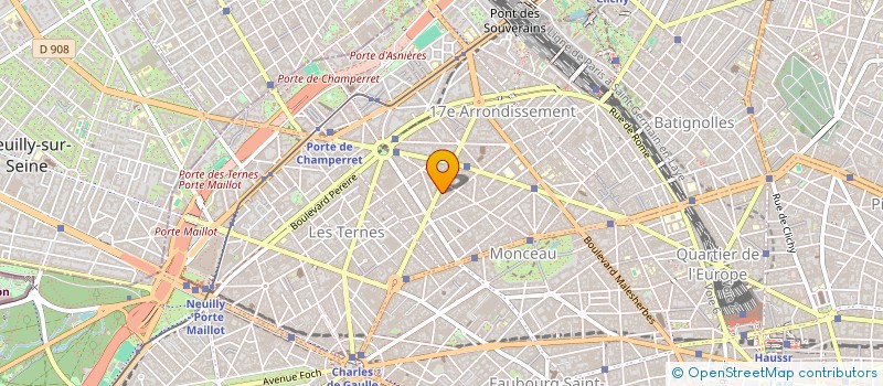 localisation de l'entreprise ASNIERES RUE DES BAS à PARIS