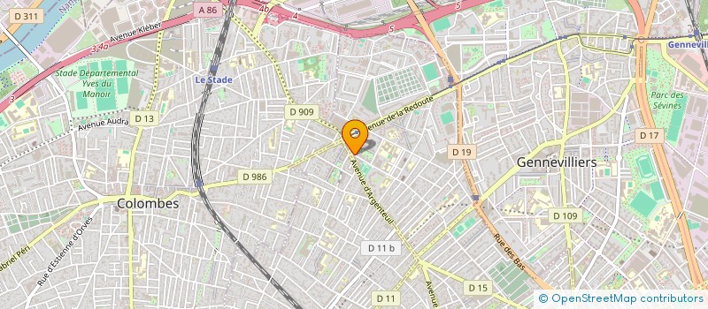 localisation de l'entreprise ASNIERES SERVICES PLUS à ASNIERES-SUR-SEINE