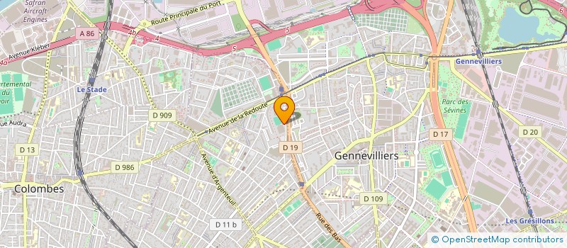 localisation de l'entreprise ASNIERES SUB'PLONGEE  ASNIERES-SUR-SEINE