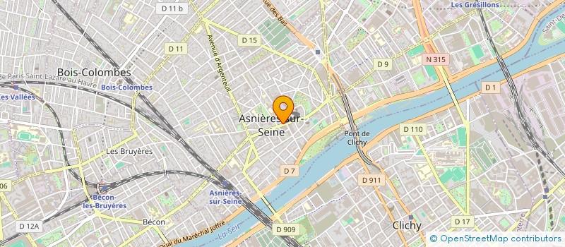 localisation de l'entreprise ASNIERES VISION à ASNIERES-SUR-SEINE