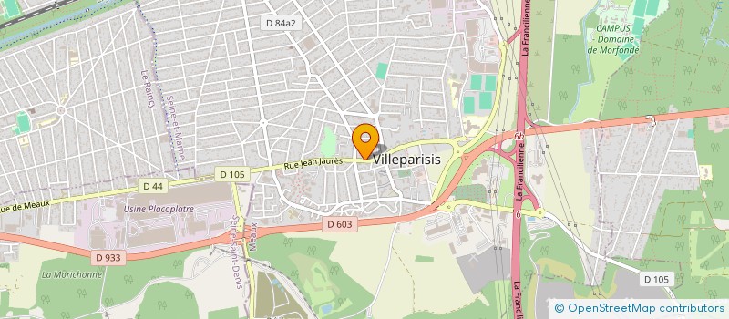 localisation de l'entreprise ASNJ  VILLEPARISIS