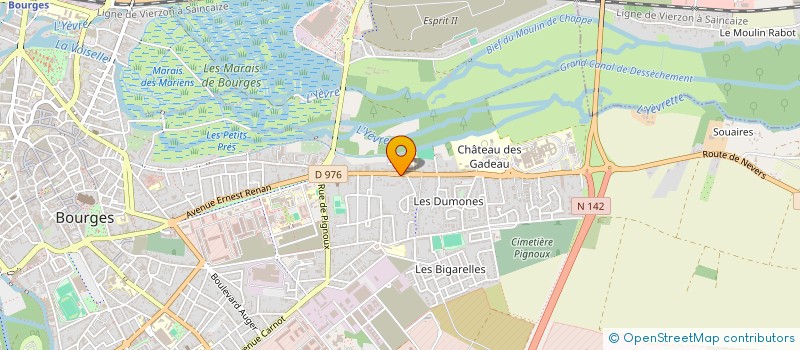 localisation de l'entreprise ASNM DISTRI à BOURGES