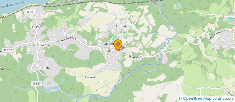 localisation de l'entreprise ASO à URCUIT