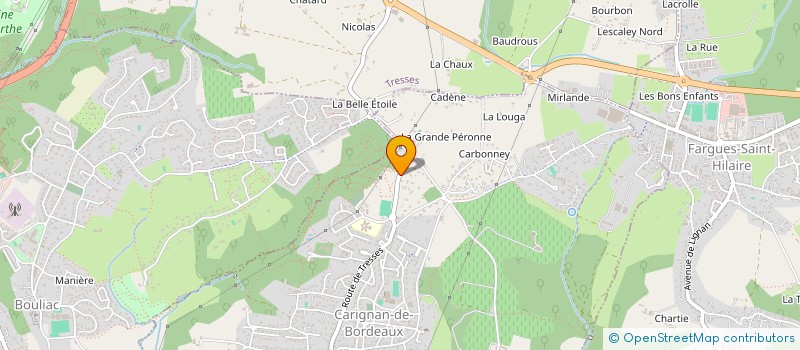 localisation de l'entreprise ASO  CARIGNAN-DE-BORDEAUX