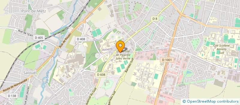 localisation de l'entreprise ASO  AMIENS