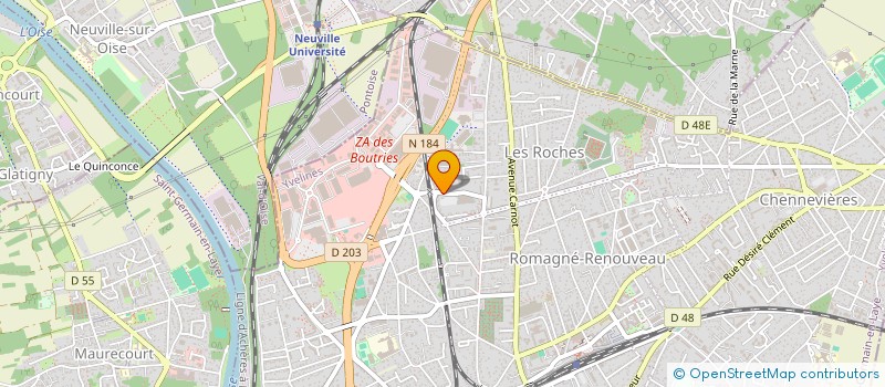 localisation de l'entreprise ASO CONSEIL  CONFLANS-SAINTE-HONORINE