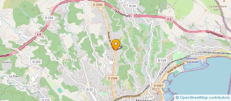 localisation de l'entreprise ASO DIAG à MENTON