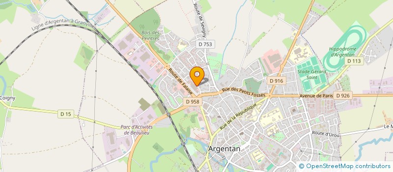 localisation de l'entreprise ASO DISTRIBUTION à ARGENTAN