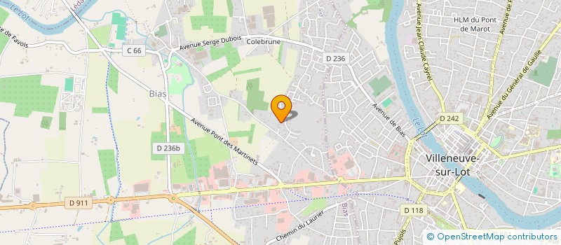 localisation de l'entreprise ASO IMMO  BIAS