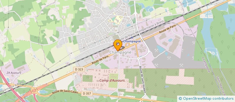 localisation de l'entreprise ASO NUTRITION à CHAMPAGNE