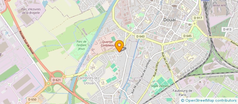 localisation de l'entreprise ASOA IT à LAMBRES-LEZ-DOUAI