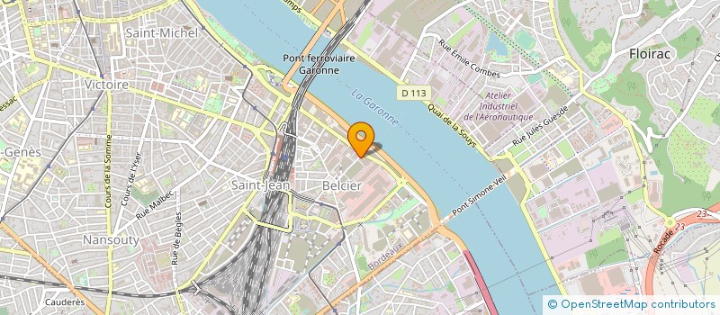 localisation de l'entreprise ASOBO STUDIO à BORDEAUX