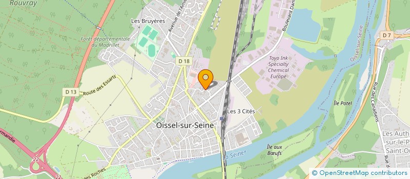 localisation de l'entreprise ASOCIATION CULTURELLE FRANCO-PERUVIENNE  OISSEL