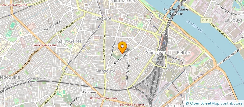 localisation de l'entreprise ASOCIATION DES GENS BIEN à BORDEAUX