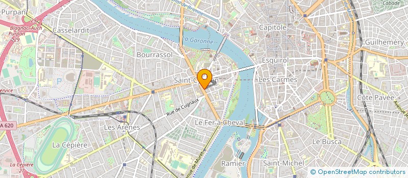 localisation de l'entreprise ASOCIATION DU GROUPE MUSICAL BUG à TOULOUSE