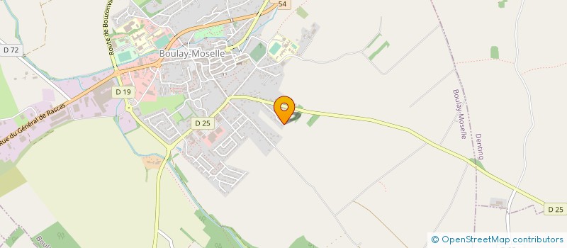 localisation de l'entreprise ASOCIATION FRANCO - UKRAINIENNE POUR LA REHABILITATION DU CIMETIERE DU BAN SAINT - JEAN  BOULAY-MOSELLE