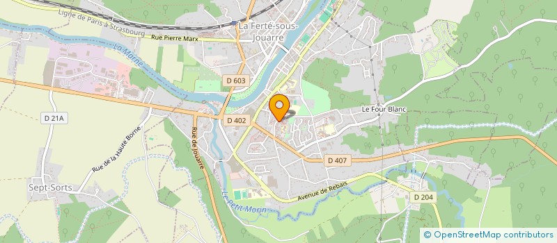 localisation de l'entreprise ASOCIATION KAF-KAFRINE à LA FERTE-SOUS-JOUARRE