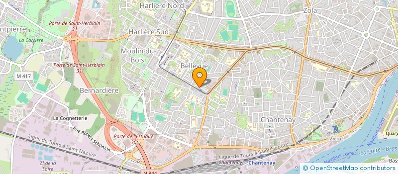 localisation de l'entreprise ASOCIATION PREVENTION NANTES OUEST à NANTES