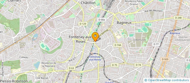 localisation de l'entreprise ASOCIATION VODOME à FONTENAY-AUX-ROSES