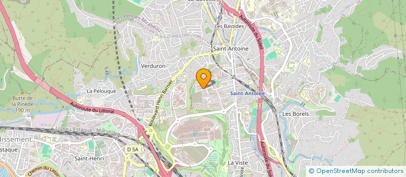 localisation de l'entreprise ASOCIATION VOYAGES LEGERS à MARSEILLE 15EME