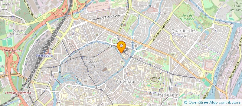 localisation de l'entreprise ASOF à STRASBOURG